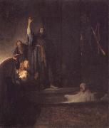 REMBRANDT Harmenszoon van Rijn The Raising of Lazarus oil painting